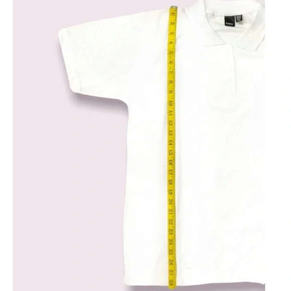 Reebok Ladies X-Treme PLAYDRY Polo Raglan Short Sleeve Button Up Plus 2XL White - Picture 10 of 14